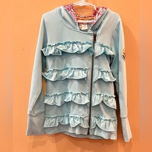 Matilda Jane Size 8 Girls Hooded Zip Up Jacket